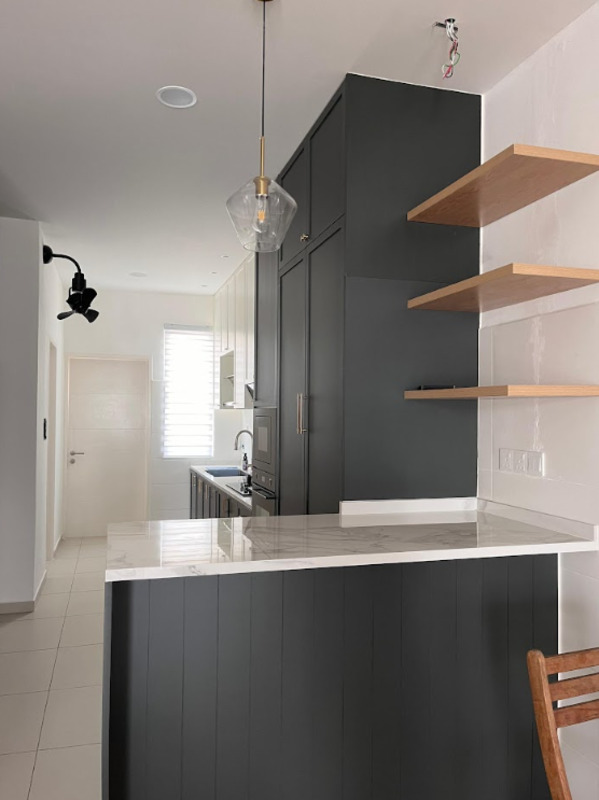 Custom cabinets for a bungalow in Seremban