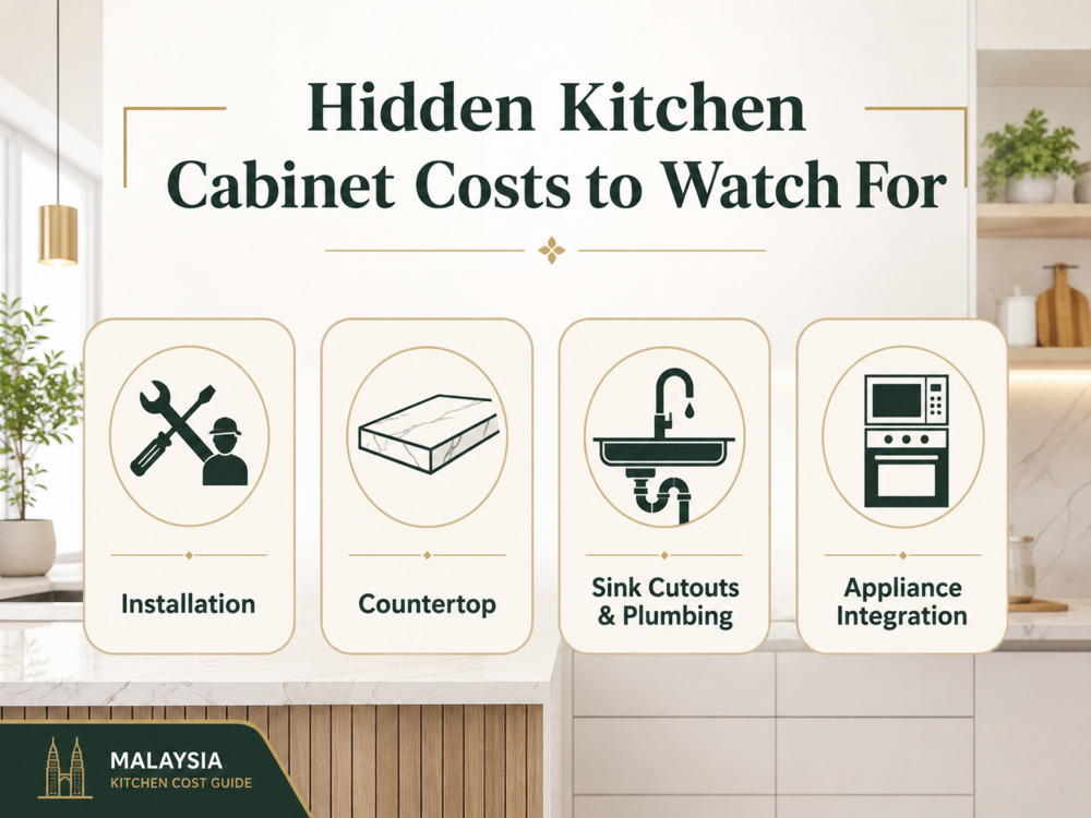 Hidden kitchen cabinet costs in Malaysia