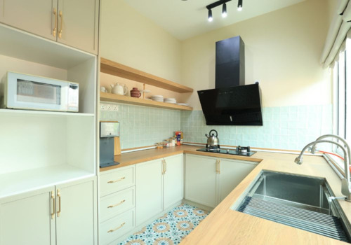Light-toned cabinets to blend with aesthetics of small kitchens in Malaysia
